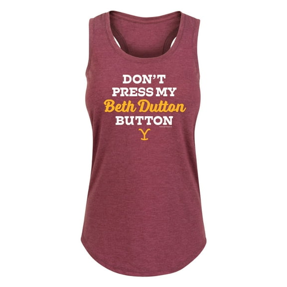 Yellowstone - Beth Dutton Button - Women's Racerback Tank