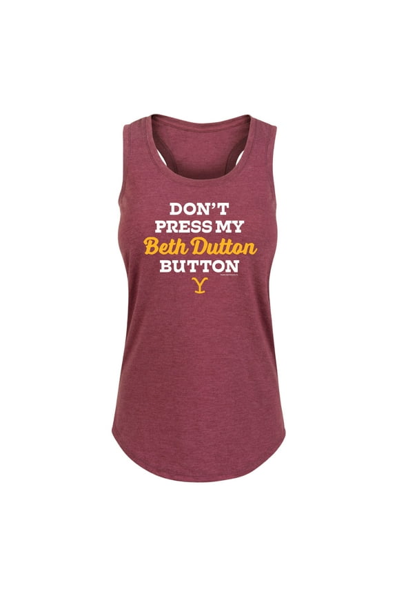 - Beth Dutton Button - Women's Racerback Tank