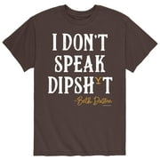 Yellowstone - Beth Dutton "I Don't Speak Dipshi-t" - Men's Short Sleeve Graphic T-Shirt