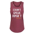 thumbnail image 1 of Yellowstone - Beth Dutton "I Don't Speak Dipshi-t" - Women's Racerback Tank Top, 1 of 5