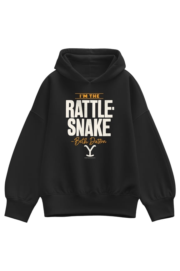 - Beth Dutton I'm The Rattlesnake Oversized Fleece Hoodie Sweatshirt