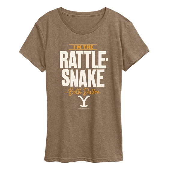 Yellowstone - Beth Dutton I'm The Rattlesnake Women's Short Sleeve Graphic T-Shirt