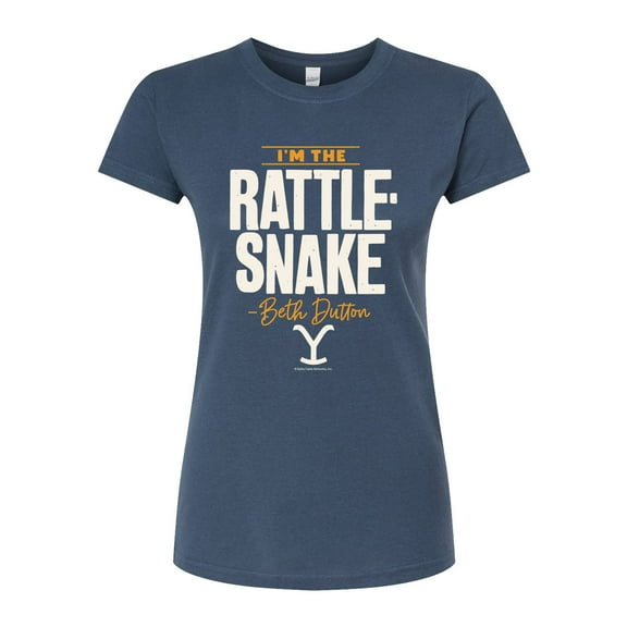 Yellowstone  - Beth Dutton Im The Rattlesnake - Juniors Fitted Graphic T-Shirt