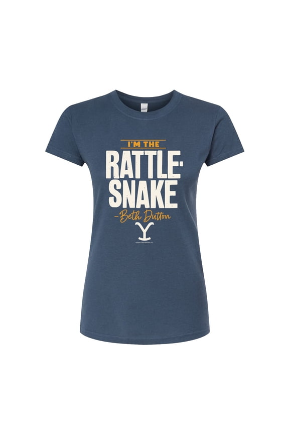 - Beth Dutton Im The Rattlesnake - Juniors Fitted Graphic T-Shirt