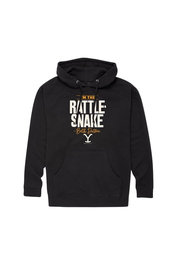 - Beth Dutton Im The Rattlesnake - Men'S Fleece Pullover Hoodie