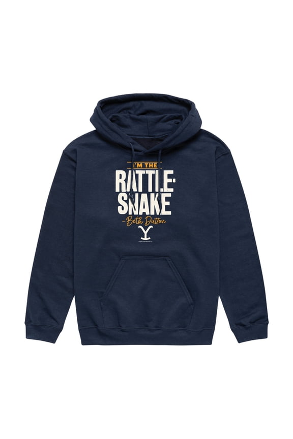- Beth Dutton Im The Rattlesnake Graphic Fleece Pullover Hoodie