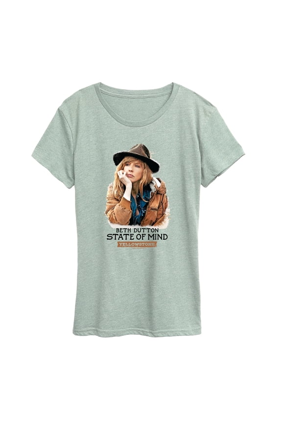 - Beth Dutton State Of Mind - Women's Short Sleeve Graphic T-Shirt