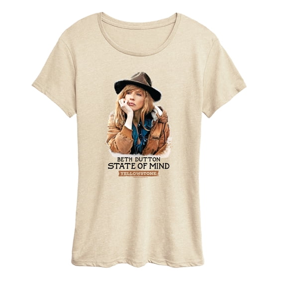 Yellowstone - Beth Dutton State Of Mind - Women's Short Sleeve Graphic T-Shirt