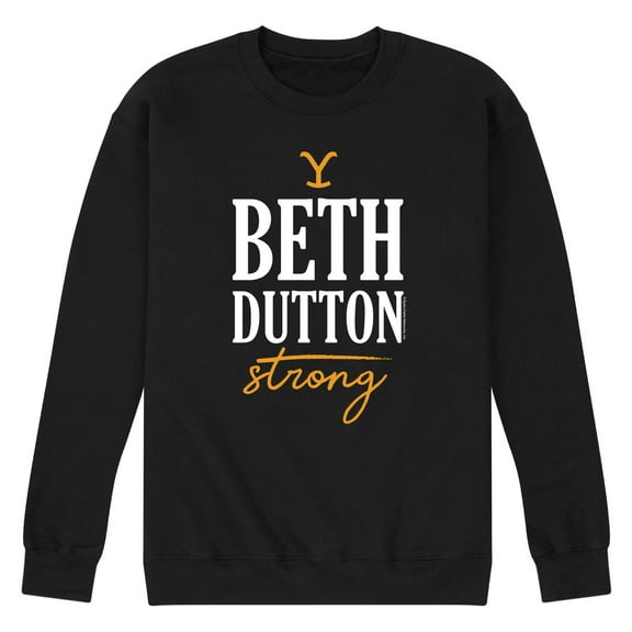 Yellowstone - Beth Dutton Strong - Men's Crew Neck Fleece Pullover