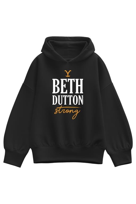 - Beth Dutton Strong - Women's Oversized Fleece Hoodie Sweatshirt