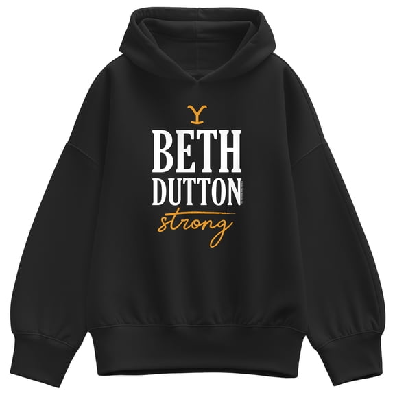 Yellowstone - Beth Dutton Strong Women's Oversized Fleece Hoodie Sweatshirt