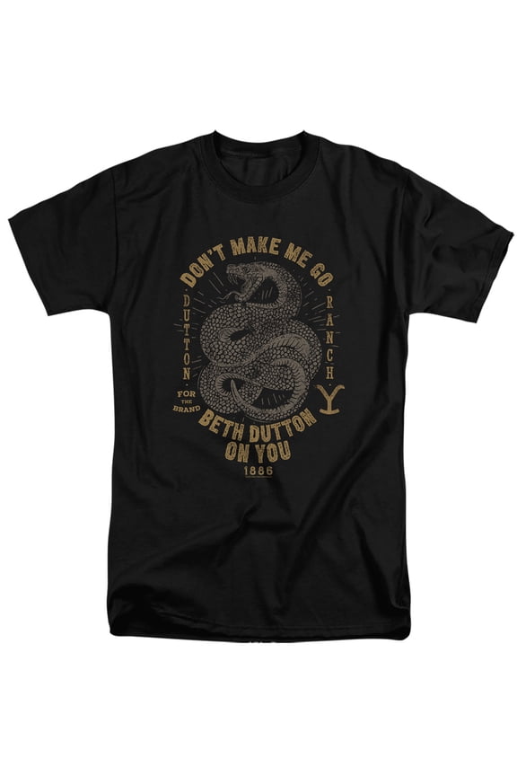 Yellowstone Beth Dutton Unisex Adult Tall T Shirt,Black, 3X-Large