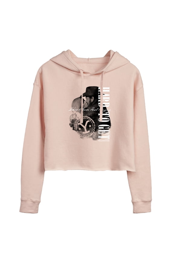 - Beth Rip Hard To Get  - Juniors Cropped Pullover Hoodie