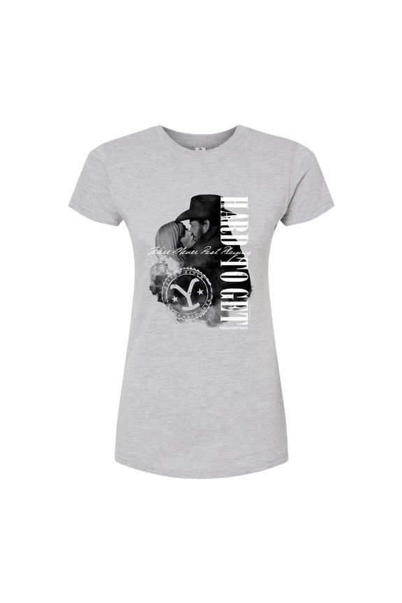 - Beth Rip Hard To Get  - Juniors Fitted Graphic T-Shirt