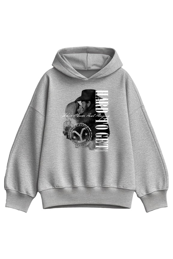 - Beth Rip Hard To Get - Women's Oversized Fleece Hoodie Sweatshirt