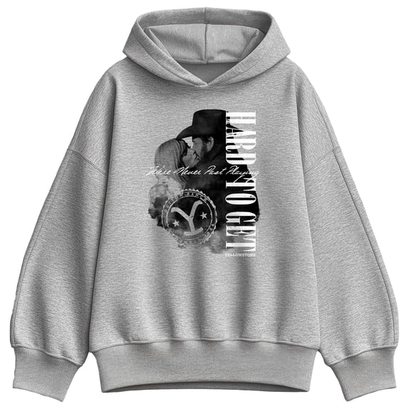 Yellowstone - Beth Rip Hard To Get Women's Oversized Fleece Hoodie Sweatshirt