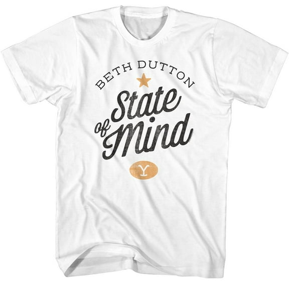 Yellowstone Beth State of Mind White T-Shirt