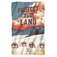 thumbnail image 1 of Yellowstone Blanket, 36"x58" Yellowstone Protect The Land Fleece Blanket, 1 of 3