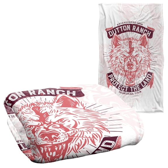 Yellowstone Blanket, 36"x58" Yellowstone Protect The Land Wolf Silky Touch Super Soft Throw Blanket
