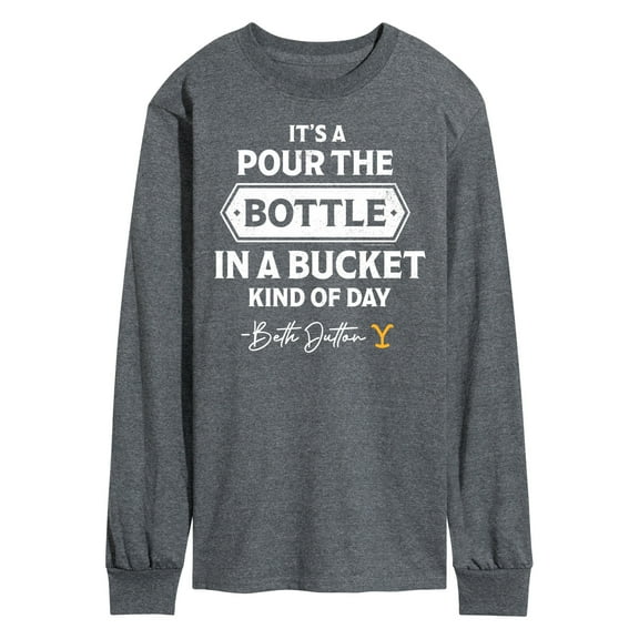 Yellowstone - Bottle In Bucket Day - Men's Long Sleeve T-Shirt