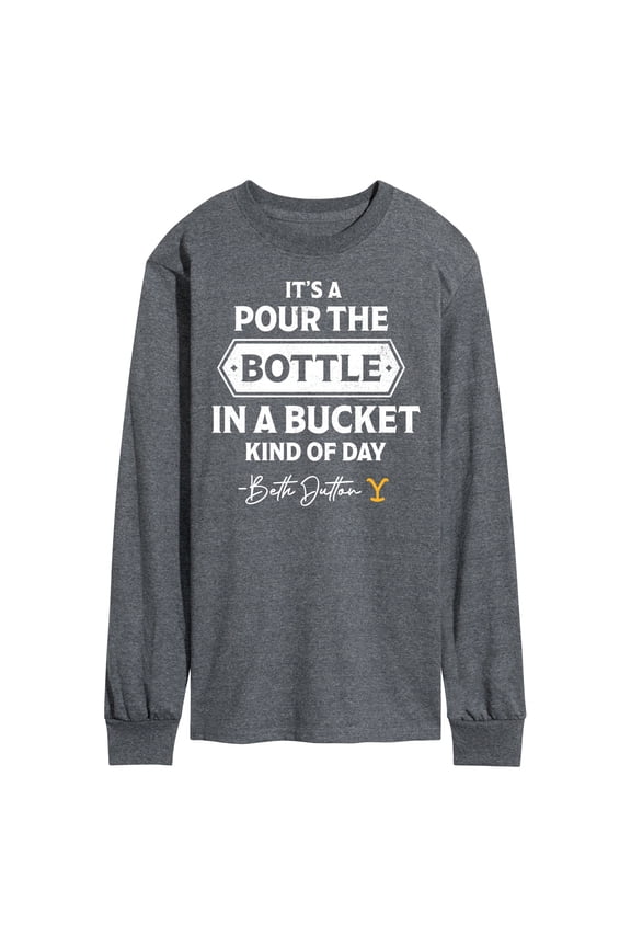 - Bottle In Bucket Day - Men's Long Sleeve T-Shirt