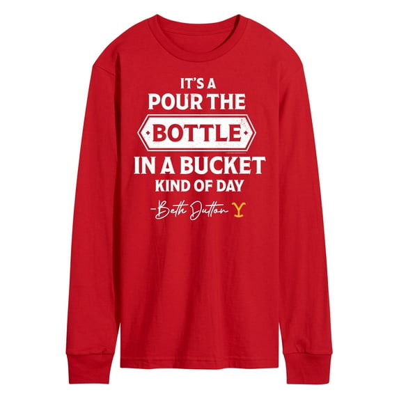 Yellowstone - Bottle In Bucket Day - Men's Long Sleeve T-Shirt