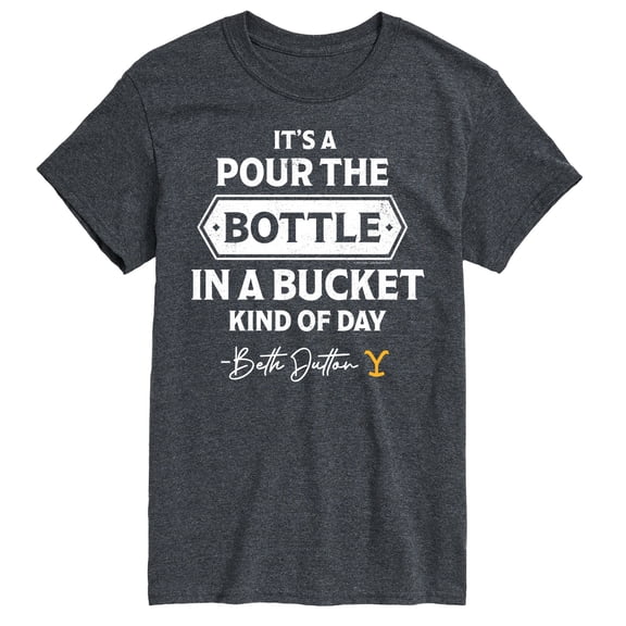 Yellowstone - Bottle In Bucket Day - Men's Short Sleeve Graphic T-Shirt