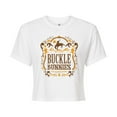 thumbnail image 1 of Yellowstone - Buckle Bunnies - Juniors Cropped Graphic T-Shirt, 1 of 6