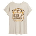 thumbnail image 1 of Yellowstone - Buckle Bunnies - Women's Oversized Graphic T-Shirt, 1 of 6