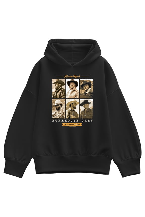 - Bunkhouse Crew Oversized Fleece Hoodie Sweatshirt