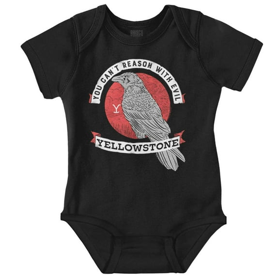 Yellowstone Can't Reason with Evil Romper Boys or Girls Infant Baby Brisco Brands 24M