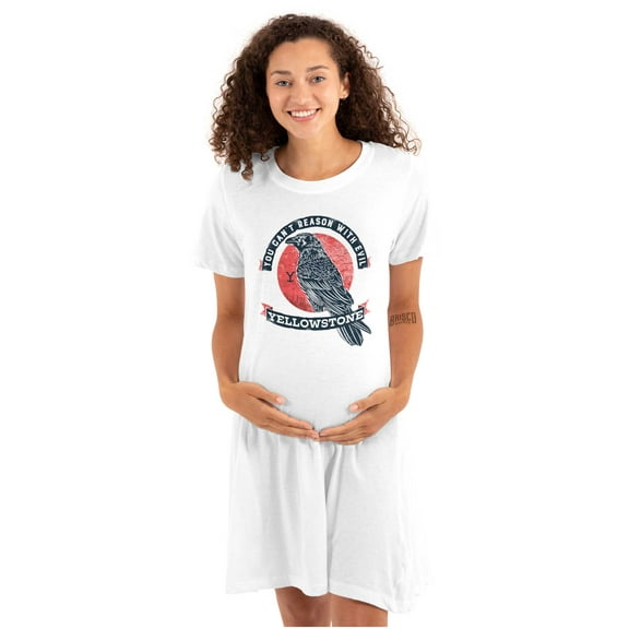 Yellowstone Can't Reason with Evil Women's Maternity Dress Brisco Brands M