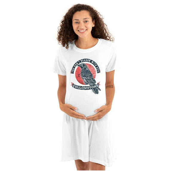 Yellowstone Can't Reason with Evil Women's Maternity Dress Brisco Brands M
