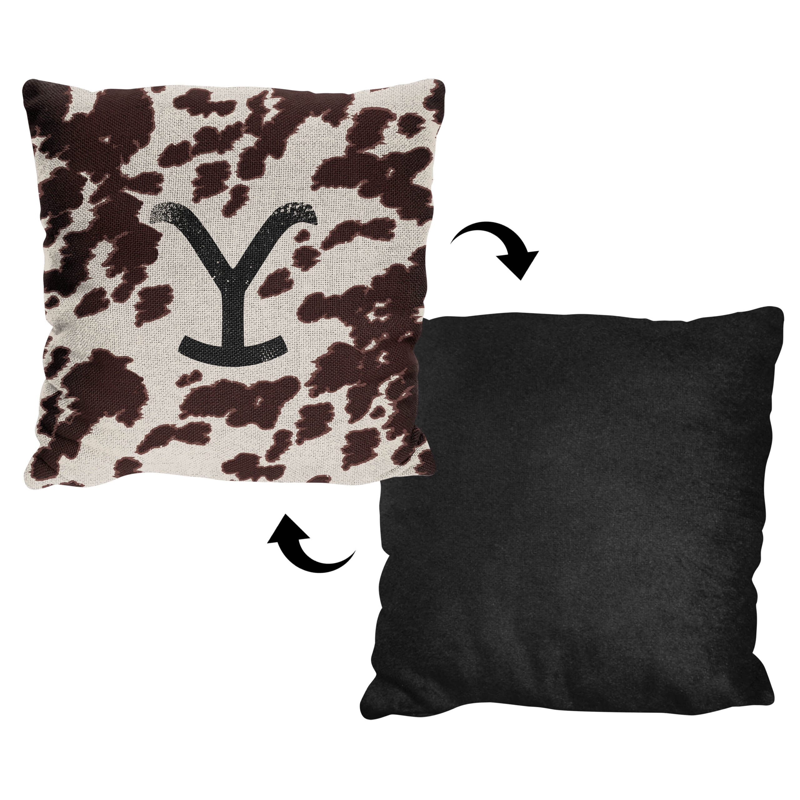 Yellowstone Cattle Brand Jacquard Pillow
