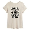 thumbnail image 1 of Yellowstone - Certified Bucle Bunny - Women's Oversized T-Shirt, 1 of 6