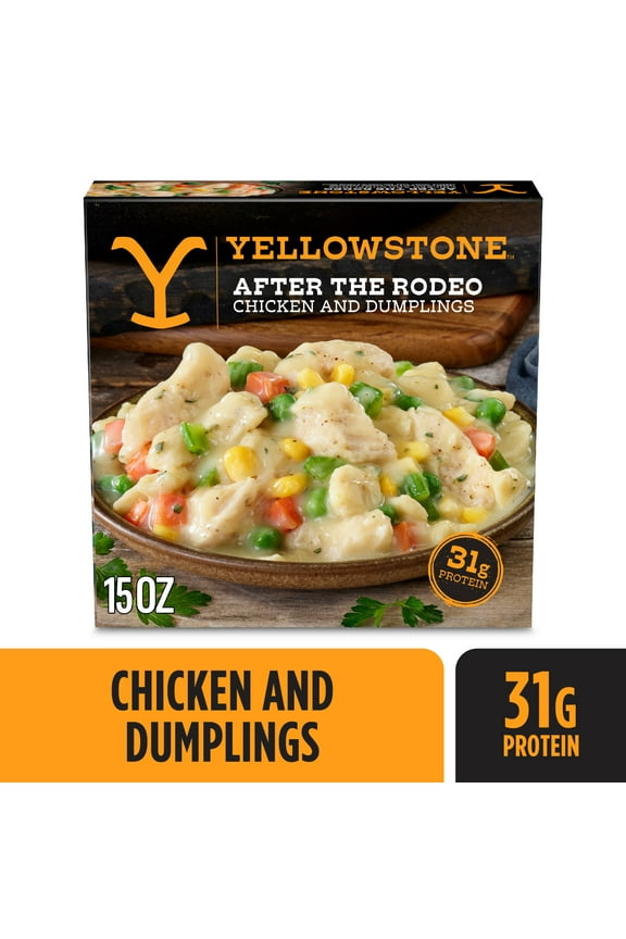 Chicken and Dumplings Frozen Meals for One, Microwave Meal Protein Dinner 15 oz