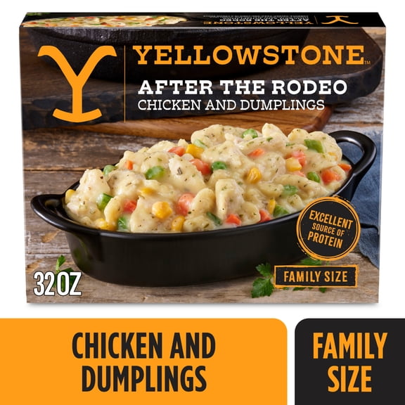 Yellowstone Chicken and Dumplings Family Size Meal, Protein Dinner, Family Frozen Meals 2 lb.