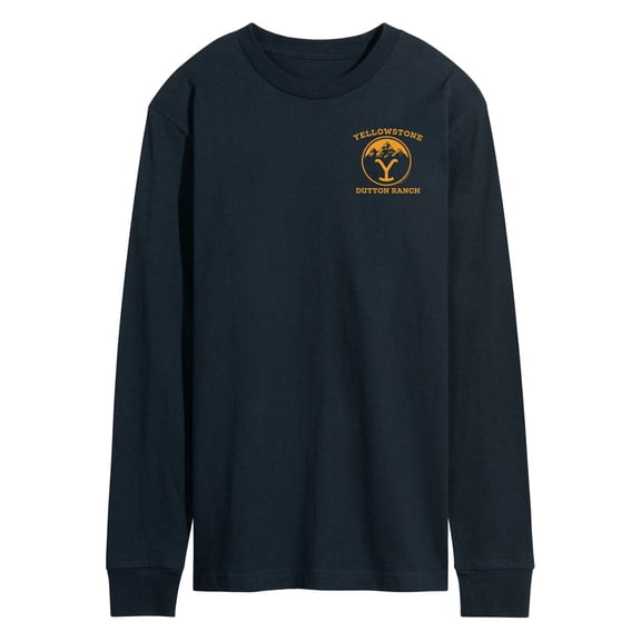 Yellowstone - Circular Lock 86 Left Chest - Men's Long Sleeve T-Shirt