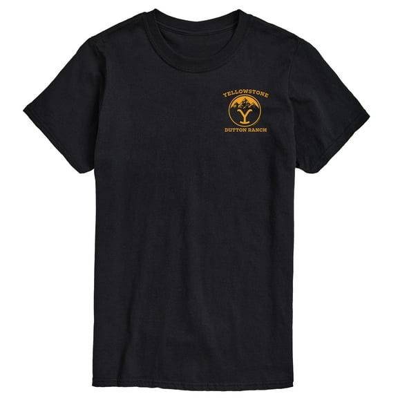 Yellowstone - Circular Lock 86 Left Chest - Men's Short Sleeve Graphic T-Shirt