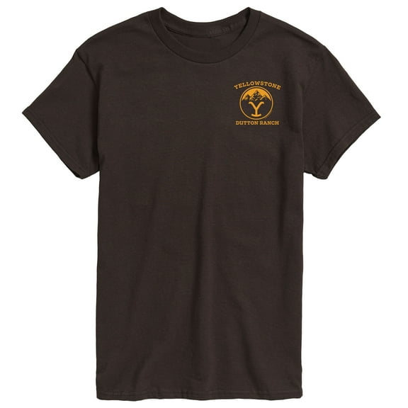 Yellowstone - Circular Lock 86 Left Chest - Men's Short Sleeve Graphic T-Shirt
