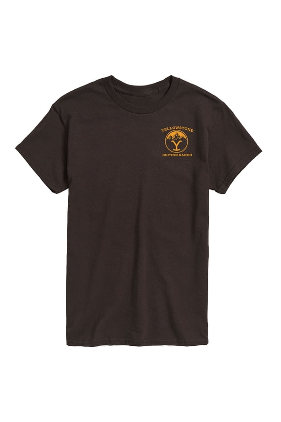 - Circular Lock 86 Left Chest - Men's Short Sleeve Graphic T-Shirt