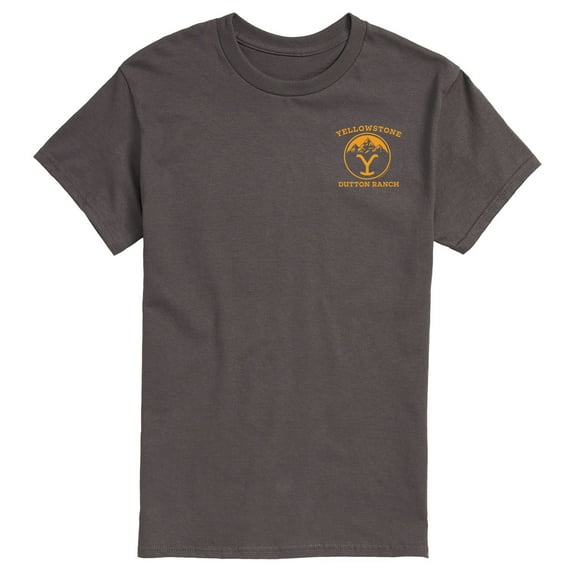 Yellowstone - Circular Lock 86 Left Chest - Men's Short Sleeve Graphic T-Shirt