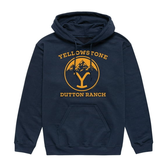 Yellowstone - Circular Lock 86 - Men'S Fleece Pullover Hoodie