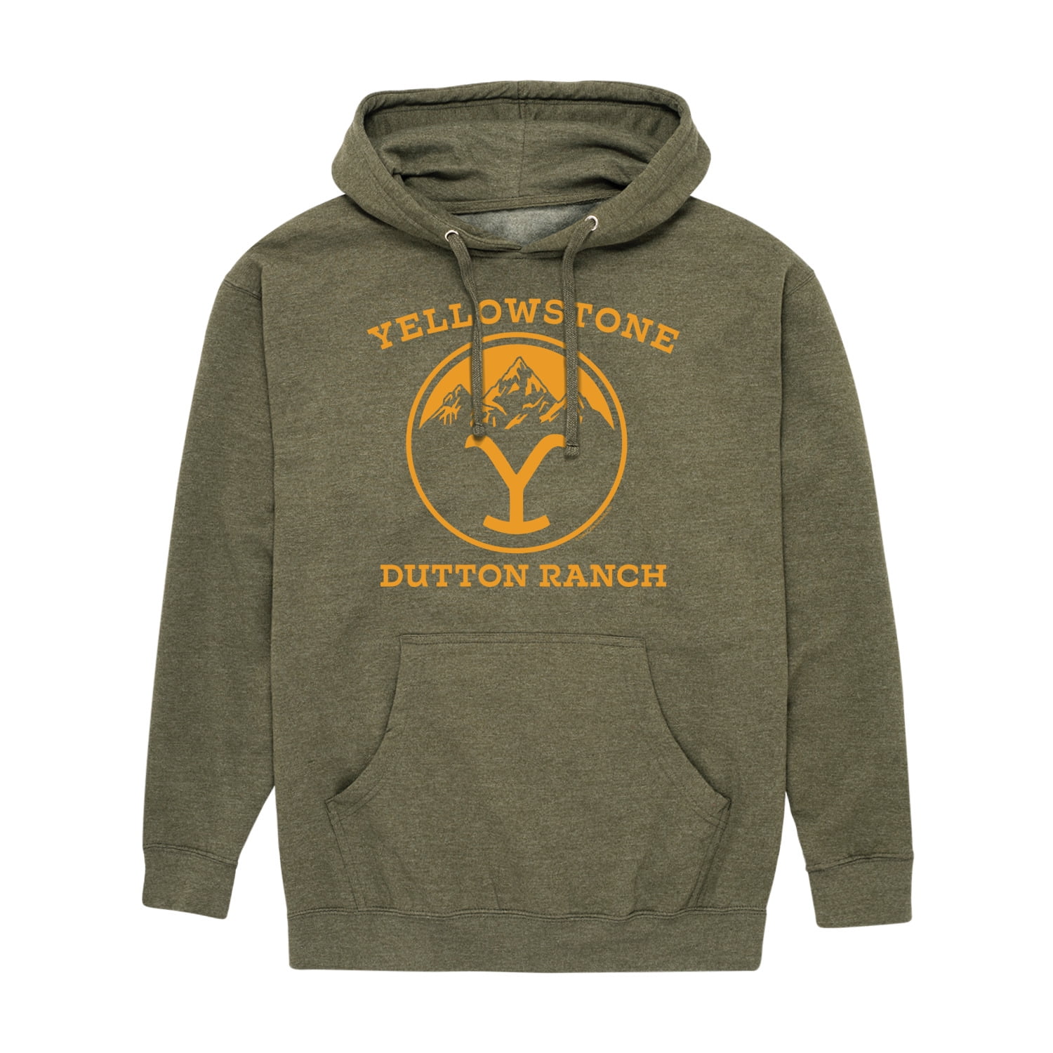 Yellowstone Circular Lock 86 Men S Fleece Pullover Hoodie Walmart