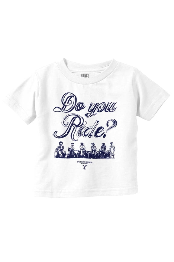 Cowboy Do You Ride Toddler Boy Girl T Shirt Infant Toddler Brisco Brands 6M