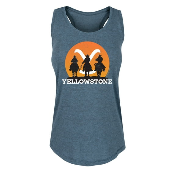 Yellowstone - Cowboy Sunset - Women's Racerback Tank