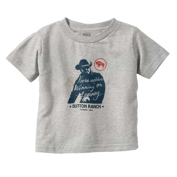 Yellowstone Cowboy Winning or Losing Toddler Boy Girl T Shirt Infant Toddler Brisco Brands 6M