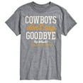 thumbnail image 1 of Yellowstone - Cowboys Don't Say Goodbye - Men's Short Sleeve Graphic T-Shirt, 1 of 6