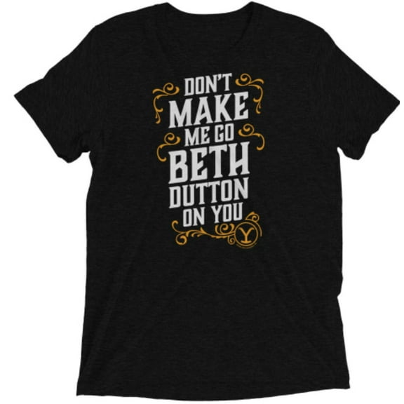 Yellowstone Crewneck Slim-Fit Short-Sleeve Letter Printed T-Shirt Men