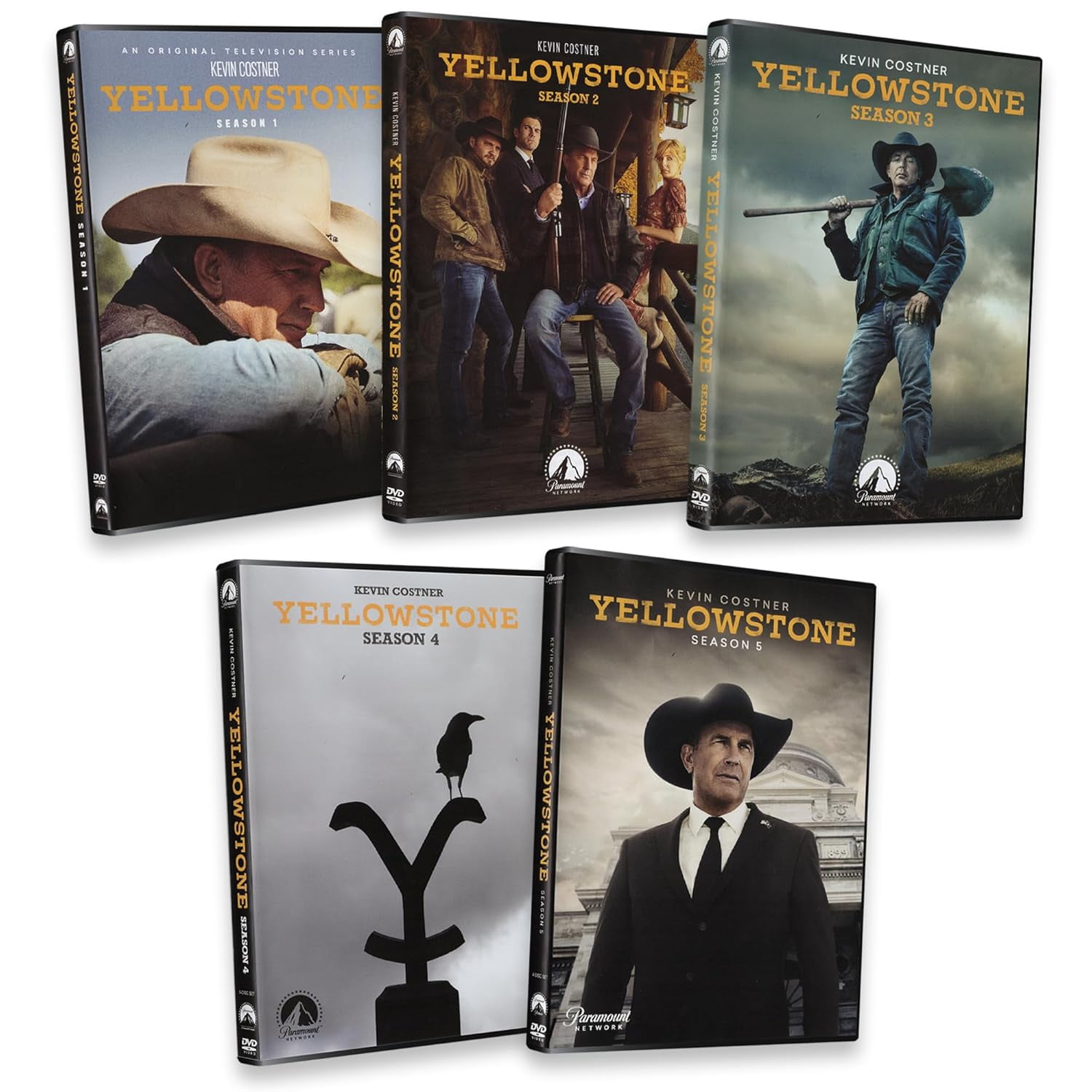 Yellowstone Complete Seasons 1 2 3 4 Kevin Costner 17 DVD